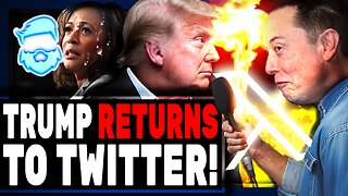 Donald Trump Just RETURNED To X & IMMEDIATELY Goes Viral! MELTDOWN CERTAIN From Elon Musk Interview!