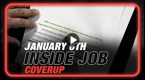 Deep State In Panic Mode as Jan 6th Evidence Proves it was an Inside Job