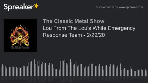 CMS HIGHLIGHT - Lou From The Lou's White Emergency Response Team - 2/29/20