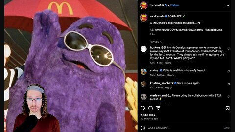 McDonalds Grimace Rug Pull is Crazy