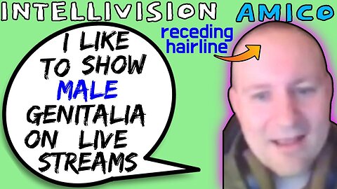 Intellivision Amico Wankster Donald Reid Shows Male Genitalia On The Short Bus Stream - 5lotham