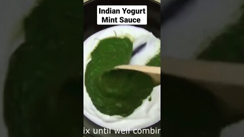 5 Minute Indian Yogurt Mint Sauce