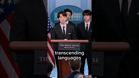 Jungkook speech at white house with eng sub #btswhitehouse