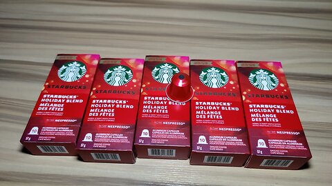 Starbucks Medium Roast Holiday Blend Espresso