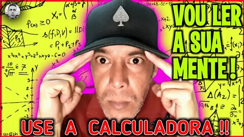 EU VOU ADIVINHAR O RESULTADO DA SUA CONTA ! #youtube #truques #mágica