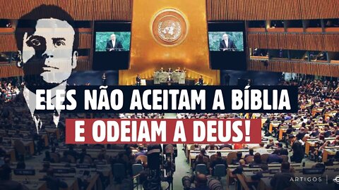 CELEBRIDADES E LÍDERES MUNDIAIS CONTRA DEUS E CONTRA A BÍBLIA !