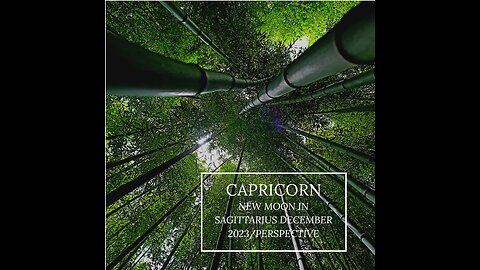 CAPRICORN- "CLEARING OUT YOUR AURIC FIELD" NEW MOON, DECEMBER 2023.