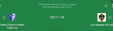 Santa Clarita Football vs Los Angeles Sol United States Women's Premier League 08/07/2024