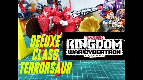 ⚠️🦖Transformers Kingdom Golden Disk Collection Deluxe Class Terrorsaur Review