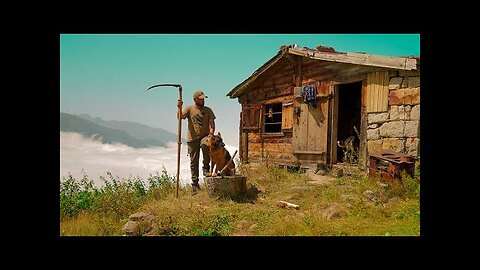 Living in a Primitive Stone and Wood House