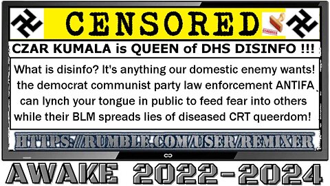 CZAR KUMALA is QUEEN of DHS DISINFO 2022