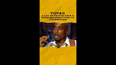 #tupac A lot of people have a problem being true to themselves. 🎥 @accesshollywood