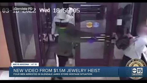 Nine people held hostage, more than $1.5 million in jewelry stolen from Glendale Jared store