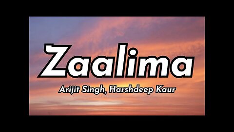 Zaalima (Lyrics) | Raees | Shahrukh Khan, Mahira Khan, Arijit Singh, Harshdeep Kaur