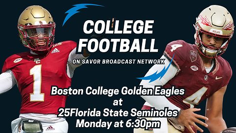 Boston College at 25Florida State Game Broadcast