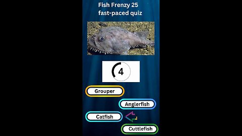 Fish Frenzy 25 A fast-paced quiz