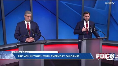 Rep. Tim Ryan, author JD Vance hold US Senate debate in Ohio