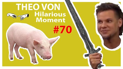 Sword Fight a Pig | Theo Von Funny Moment #70