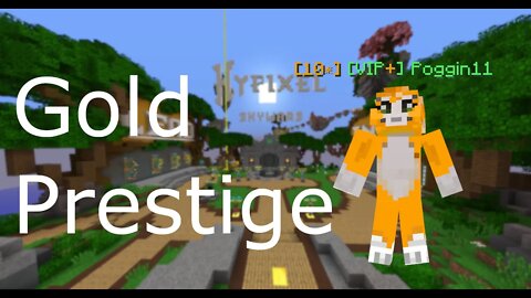 How to get Gold Prestige in hypixel skywars