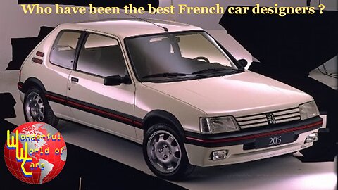 Who hasve been the best french Car Designer?