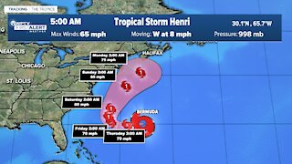 Tropical storms Grace and Henri expected to strengthen to hurricanes