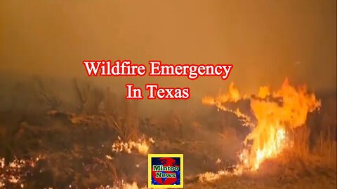 Wildfire emergency in Texas panhandle fueled by wind