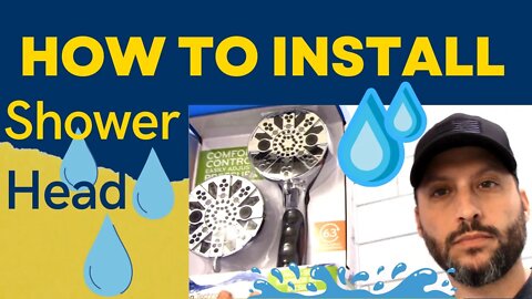 HOW TO INSTALL SHOWER HEAD