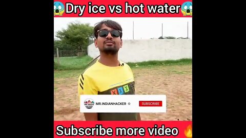 dryice vs hotwater😱%40MR INDIAN HACKER %40MrBeast %40Mr Gupta facts %40Crazy XYZ SHORTshorts.mp4