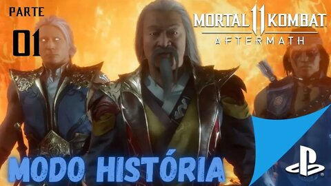 🕹🎮Mortal Kombat 11 Aftermath - #01 - DUBLADO - SEM COMENTÁRIOS