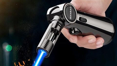 Refillable Windproof Jet Torch Butane Lighter