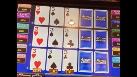 Triple Double Bonus #Shorts #VideoPoker