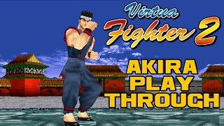 👊🏻🤼💪🏻 Virtua Fighter 2 - Akira Playthrough - Sega Saturn 💪🏻🤼👊🏻 😎Benjamillion