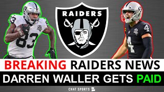 Las Vegas Raiders & Darren Waller Agree On A RECORD Contract Extension