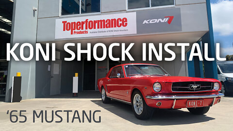 1965 mustang gets new KONI shocks