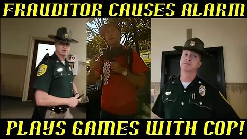 Frauditor Causes Panic Alarm at State Capitol & Plays Games With Cops?