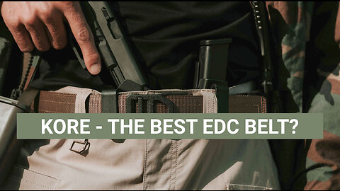 KORE Essentials EDC Belts | Perfect Fit Every Time