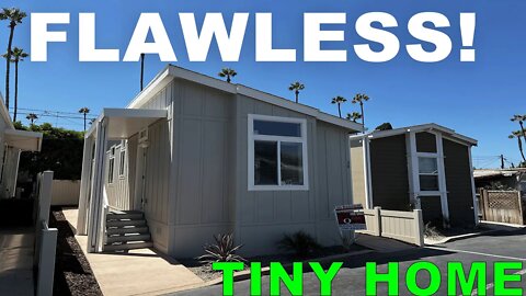 FLAWLESS Tiny Home/ADU With Everything You Need! Tiny Home/ADU Manufactured Home Tour!