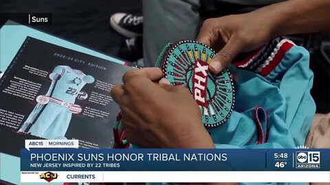 New Suns jersey honors 22 Arizona tribal nations