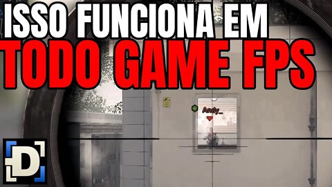 ESSAS DICAS FUNCIONAM EM TODO JOGO FPS!