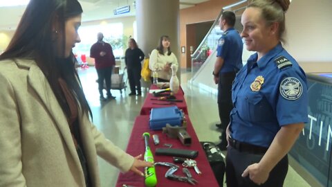 TSA highlights items discovered in travelers' carry-on luggage at Idaho airports in 2022