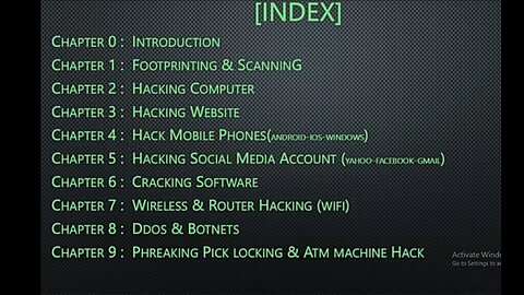 Hacking Full Course Chaper 0 and 1 introduction and footpranting, scanning