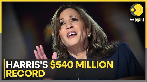 US Elections 2024: Kamala Harris's campaign says it raised $540 million record funding | WION