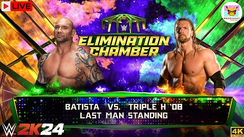 WWE 2K24 Batista Vs. Triple H | Last Man Standing Match | Elimination Chamber