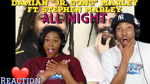 First time hearing Damian "Jr. Gong" Marley ft. Stephen Marley "All Night" Reaction | Asia and BJ