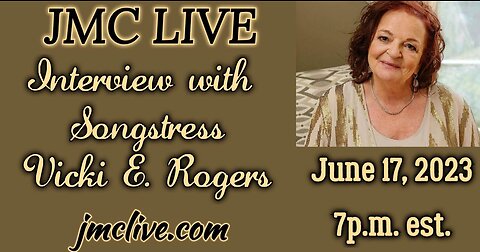 JMC LIVE Interview with Songstress Vicki E. Rogers