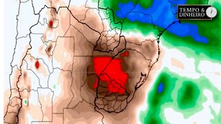 Meteorologia mostra avanço de chuvas para Brasil central e estiagem no Sul