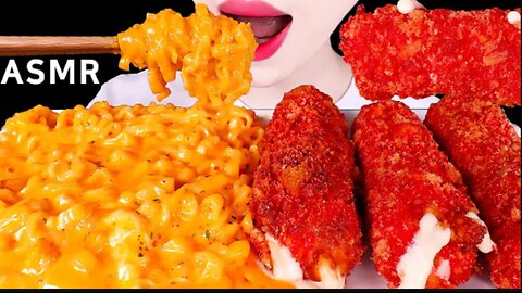 ASMR GIANT CHEETOS CHEESE STICKS, CHEESY CARBO FIRE NOODLE 대왕 치토스 치즈스틱, 까르보불닭EATING SOUNDS MUKBANG먹방