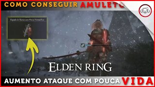 Elden Ring, Como conseguir o amuleto Espada de Ramo com Penas Vermelhas | super dica