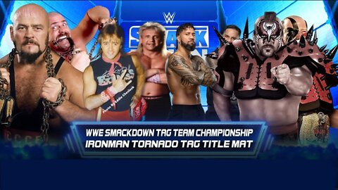 WWE 2K22 Tag Title Tornado Style Ironman Full Match