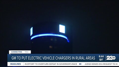 General Motors is planning to put thousands of EV chargers in rural areas